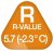 R-Value: 5.7 ( -23 °C)