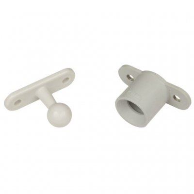 Door holder for caravan and mobile home.