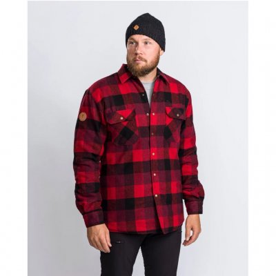 Plaid warm lined shirt in classic style.