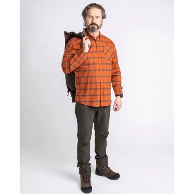 Soft and comfortable shirt in flannel.