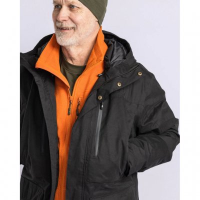 Pinewood Padded Winter Parka Men Black