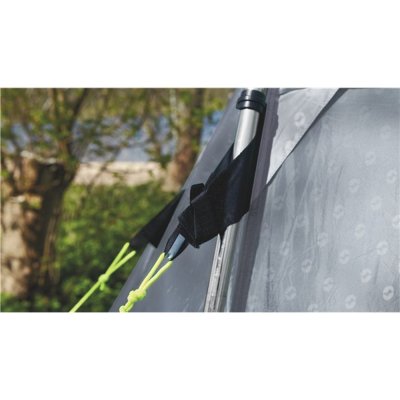 Reinforced mounts for tent guylines