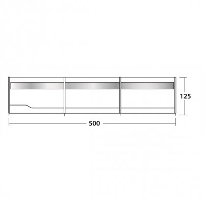 Dimensional sketch Outwell Wind protection