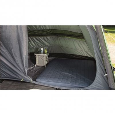 Family tent has a spacious sleeping cabin with good ventilation