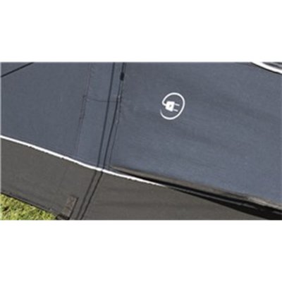 Outwell Stone Lake 7ATC has cable entry for both tents and sleeping cabins.