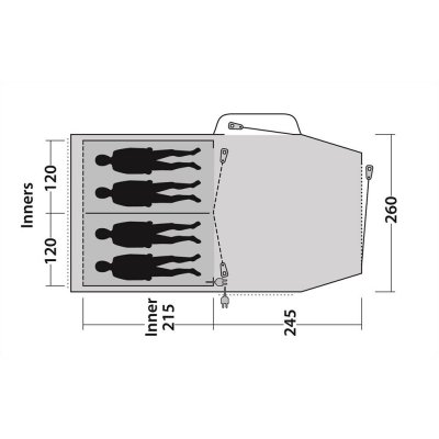Outwell Dayton 4 Family Tent Planning.