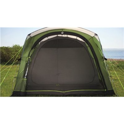 The front of Outwell Franklin 5 has a mosquito net door. Perfect for evenings at the campsite.