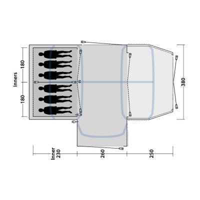 Planning Outwell Airville 6SA Family Tent