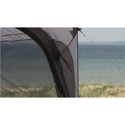 Outwell HookTrack System makes it easy to hang equipment in the tent.