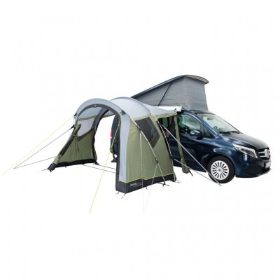 Outwell Lakerest with open front and open side doors.