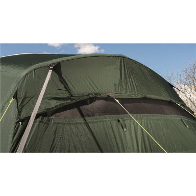 Outwell Crossflow Ventilation means that the large valve at the back opens completely to maximize the air flow through the tent.