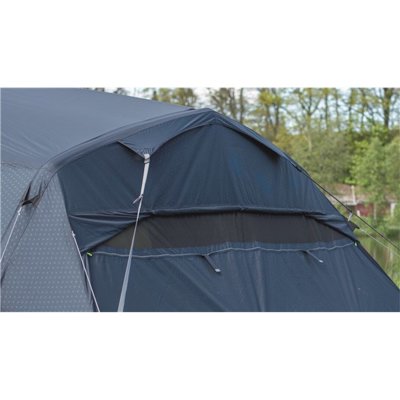 Outwell Crossflow Ventilation means that the large valve at the back opens completely to maximize the air flow through the tent.