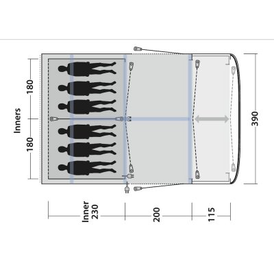 Planning Outwell Roseville 6SA family tent
