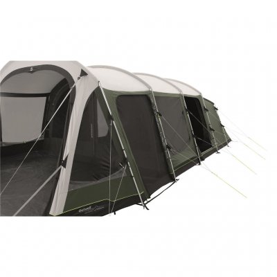 Side entrance with mosquito net door.
