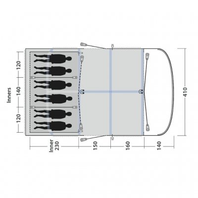 Planning Outwell Springville 6SA family tent