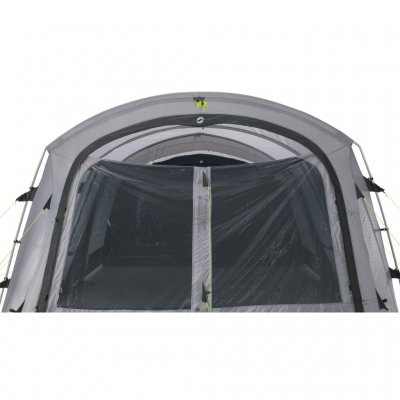 The upper part of the door is open