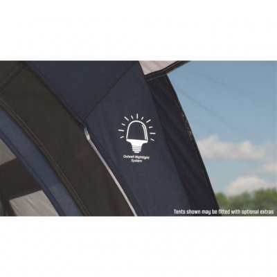 Outwell ONS lighting system for family tents.