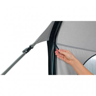 Strong storm lines provide a very stable family tent.
