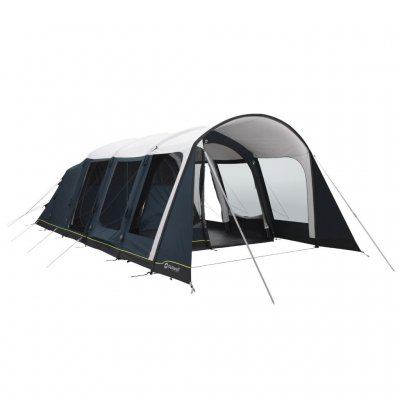 Half the door open on the Outwell Hayward Lake 5ATC family tent.