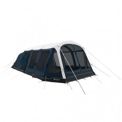 The family tent Outwell Wood Lake 6ATC with a closed door in the front.