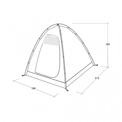 Maatschets Outwell Vrijstaande Binnenslaapcabine.