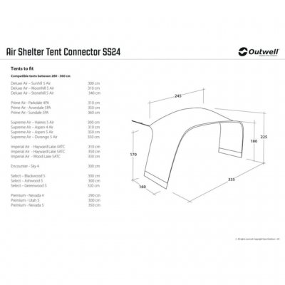 Outwell Universal Connector Air Shelter