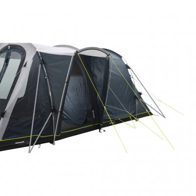 Side entry Nevada 4 tent with both panels outside.