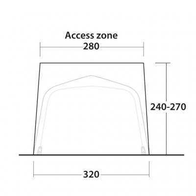 Outwell Parkville 200SA Tall Connection - Koopje