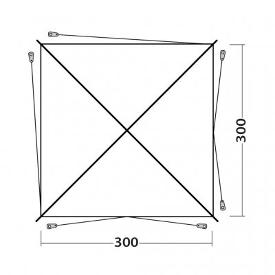 Planning solution for Easy Camp Daytent Garden tent.