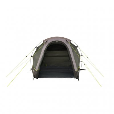Verduisterde slaapcabine op de Outwell Earth 2-tent.