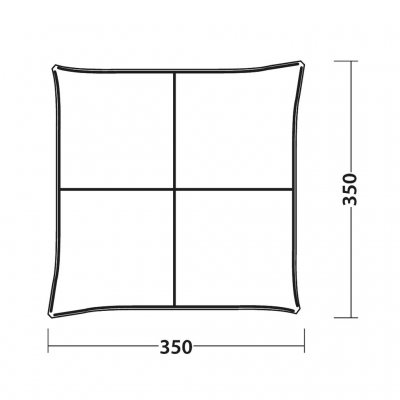 Size of Outwell Wakefield Shelter L