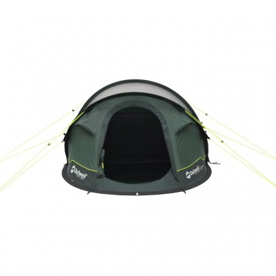 Verduisterde slaapcabine op de Outwell Nexion 2 Forest-tent.