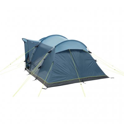 Achterkant van de tent met een grote ventilatieopening voor een goede luchtstroom.