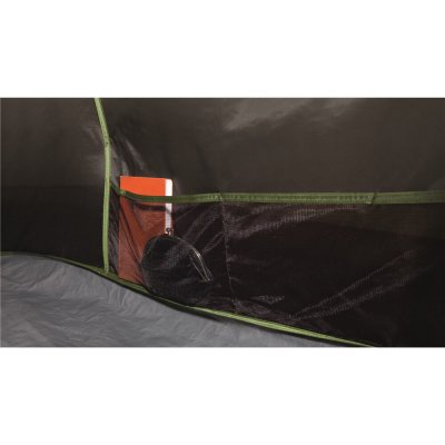 Storage pockets in the sleeping cabin at Easy Camp Palmdale 400.