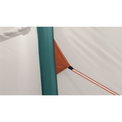 Reinforced brackets for tent ropes on Easy Camp Guard Air.