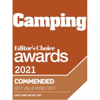 Awarded in camping magazine.