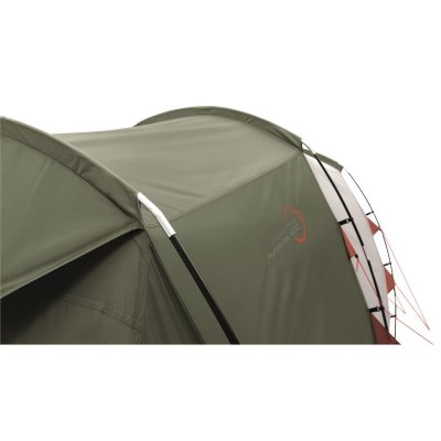 Color coded rods make the Easy Camp Huntsville 400 easy to assemble.
