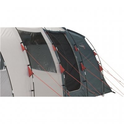 Side entrance with mosquito net on the Easy Camp Palmdale 600 family tent.