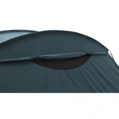 The valve opens fully to maximize airflow through the tent.