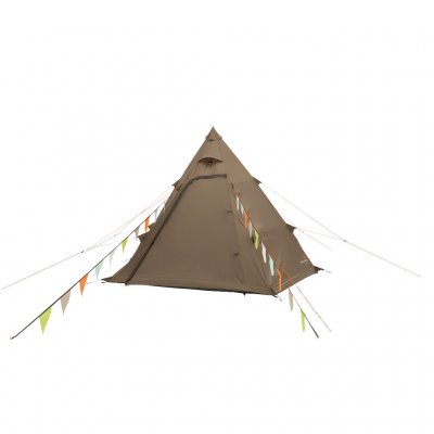Easy Camp Otra Tipi van opzij gezien – stijlvol tipi-ontwerp met stabiele constructie en weerbestendig canvas.