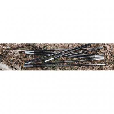 EnduraFlex glasvezelstokken houden het gewicht laag en blijven stabiel bij regen en wind