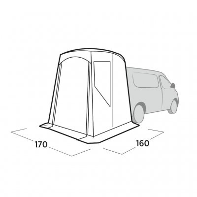 Maatschets van Easy Camp Krossbu Mini