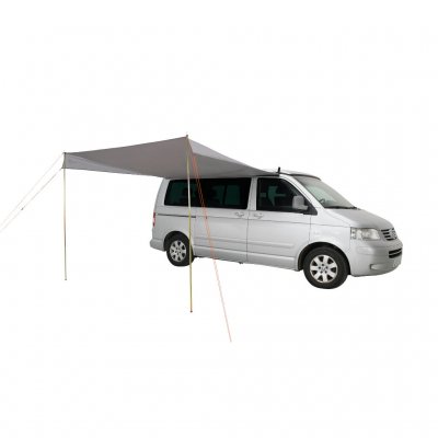 Zonneluifel van 2,5 x 2,5 meter voor caravans, campers, campervans en auto's.