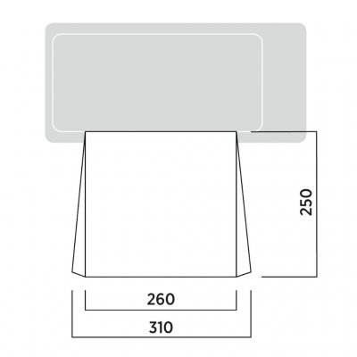 Maatschets Easy Camp Voss Zonneluifel