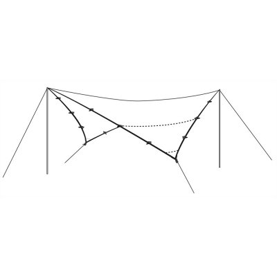 Reinforced linen fasteners and strong mesh hangers provide stability.