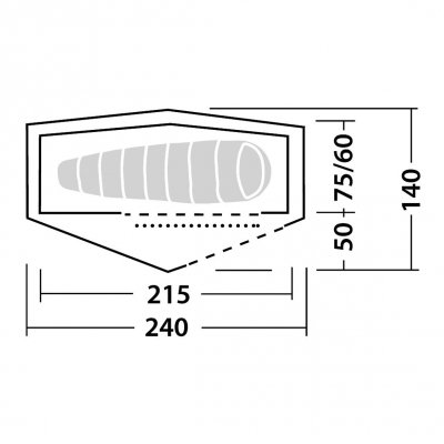 Plan for Robens Starlight 1 tent.