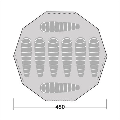 Floor plan for Robens Field Base 800