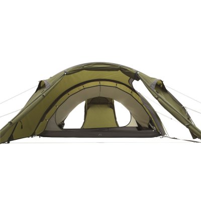 Open the tent both front and rear for maximum ventilation.