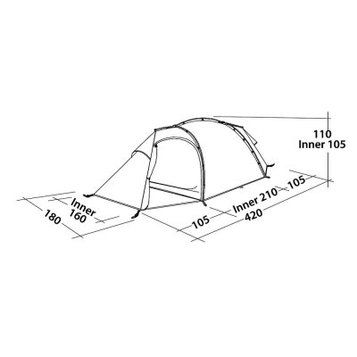 Dimensional drawing for Robens Stony Brook 3