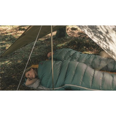 Use Robens Windsscreen Tarp as an A-frame tent.